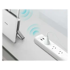 TP-LINK Kasa Smart 3-Outlet 2-USB Port Surge Protector, White (KP303)