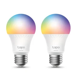 TP-LINK Tapo Smart Wi-Fi Light Bulb, Multicolor, 2/Pack (TL135E)