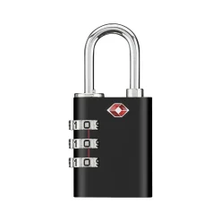 3-Digit Combination Lock, Black (TS390XR)<Travel Smart Hot