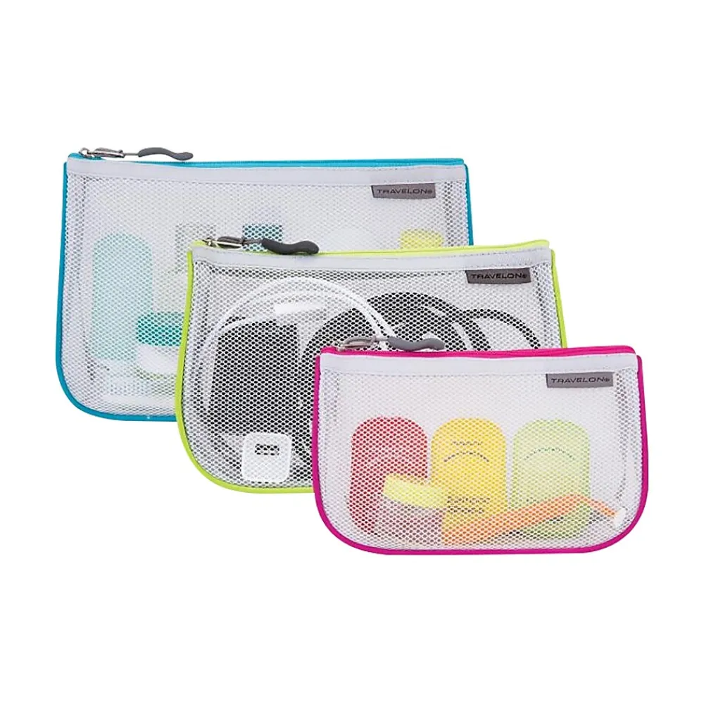 3-Piece Polyester Travel Pouch Set, Assorted Colors (43108-510)<Travelon Discount