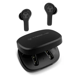 WX8 True Wireless IPX8 Waterproof Earbuds, Bluetooth, Black<Treblab