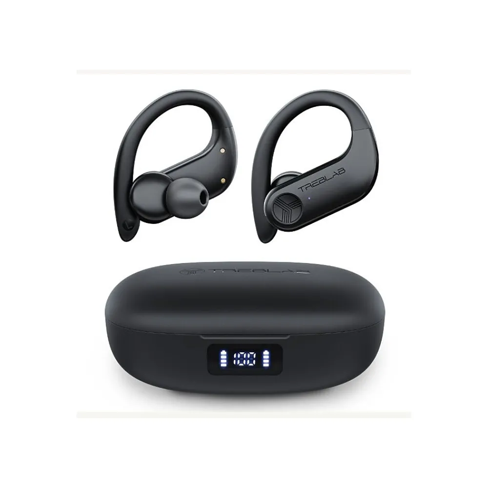 X3 Pro Wireless Noise Canceling Earbuds, Bluetooth, Black (X3-PRO-B)<Treblab Best