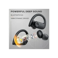 X3 Pro Wireless Noise Canceling Earbuds, Bluetooth, Black (X3-PRO-B)<Treblab Best