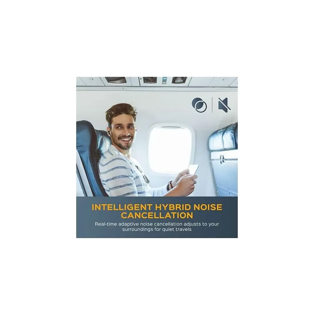 X9 Pro Wireless Noise Canceling Earbuds, Bluetooth, Black<Treblab Outlet