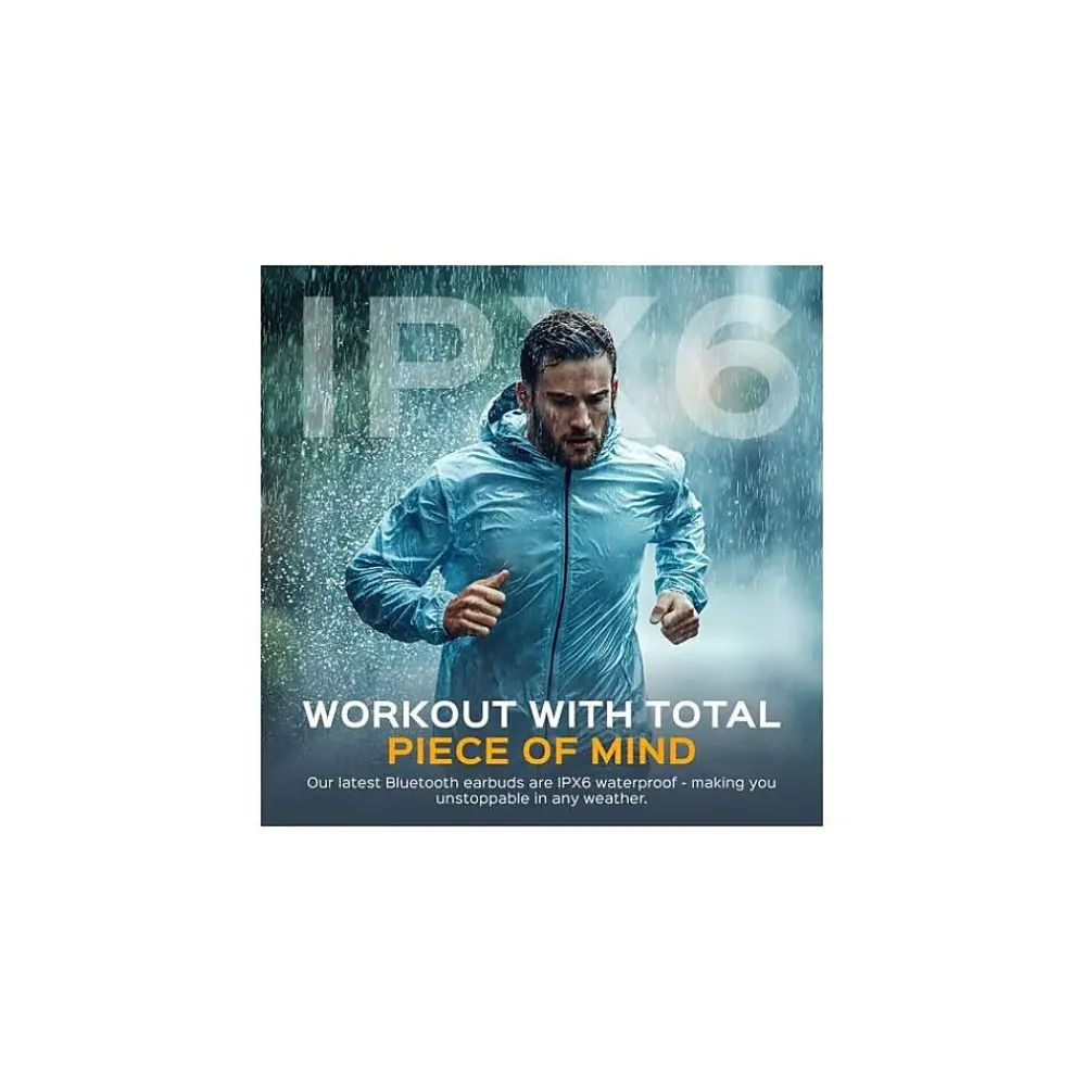 X9 Pro Wireless Noise Canceling Earbuds, Bluetooth, Black<Treblab Outlet