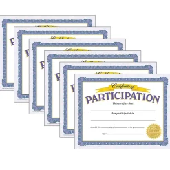 Awards & Certificates*Trend Enterprises TREND Certificate of Participation Classic Certificates, 30 Per Pack, 6 Packs (T-11303-6)