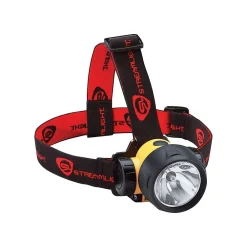 Trident ® 3 AAA Alkaline Yellow Thermoplastic Head Lamp, 3 V, 300 mA Xenon Bi-Pin, LEDs
