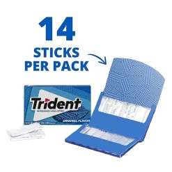 Trident Original Gum, 14 Pieces/Pack, 12/Box (MOZ01108)