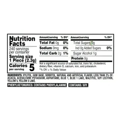 Trident Vibes Sugar Free Spearmint Rush Gum, 16 oz., 40 Pieces/Pack, 6/Pack (304-00082)