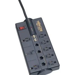 Tripp Lite 8 Outlet Surge Protector, 10' Cord, 3240 Joules (TRPTLP810NET)