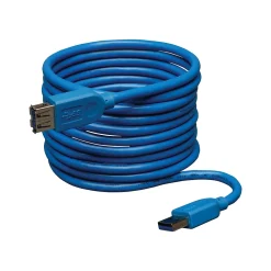 Tripp Lite 16' USB A Male/A Female, Blue (U324-016)