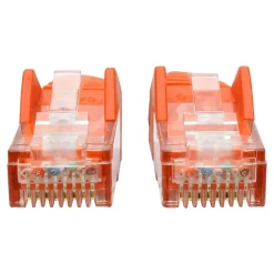 Tripp Lite 6ft Cat6 Snagless Molded Patch Cable UTP Orange RJ45 M/M 6' (N201-006-OR)