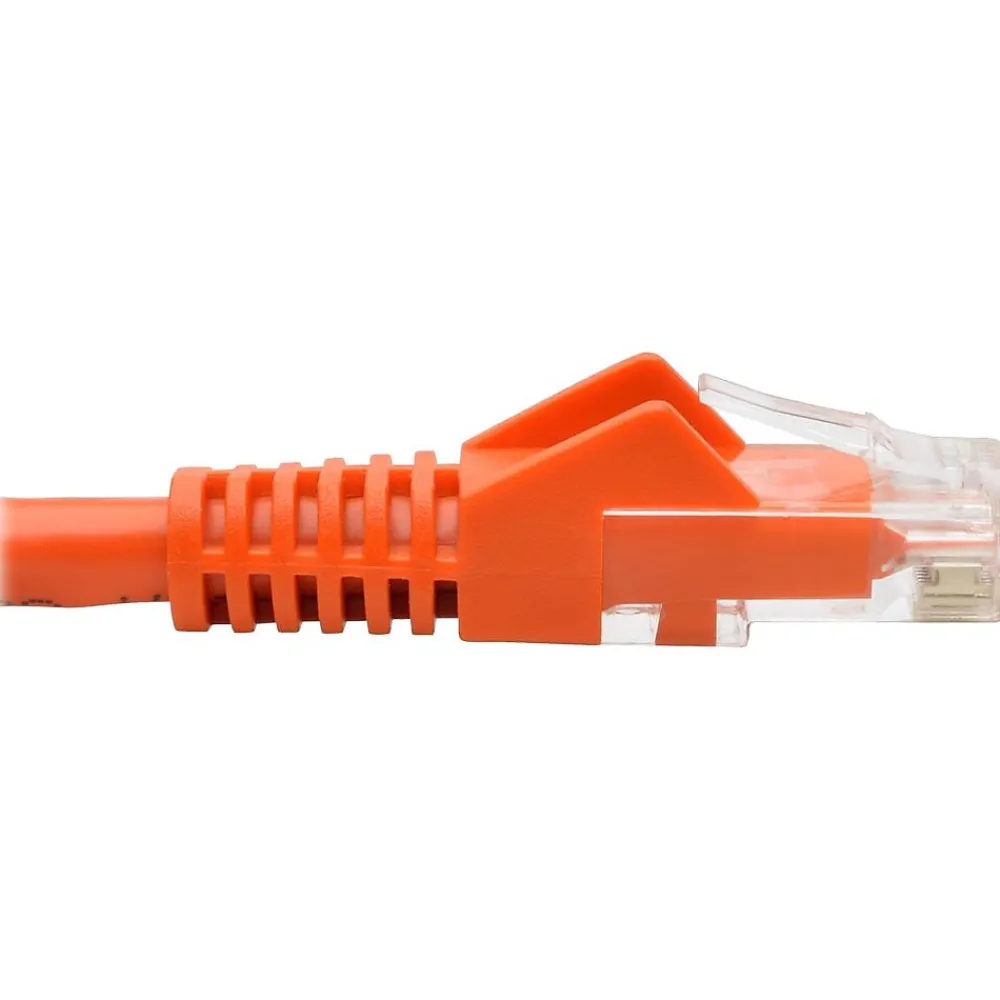Tripp Lite 6ft Cat6 Snagless Molded Patch Cable UTP Orange RJ45 M/M 6' (N201-006-OR)