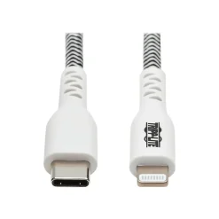 Lightning USB Cable for Most Smartphones, Black/White (M102-006-HD)<Tripp Lite Best