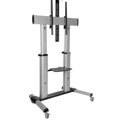 Clearance Tripp Lite Mobile Flat-Panel Floor Stand for TVs and Monitors, Heavy-Duty, up to 100" (DMCS60100XX)