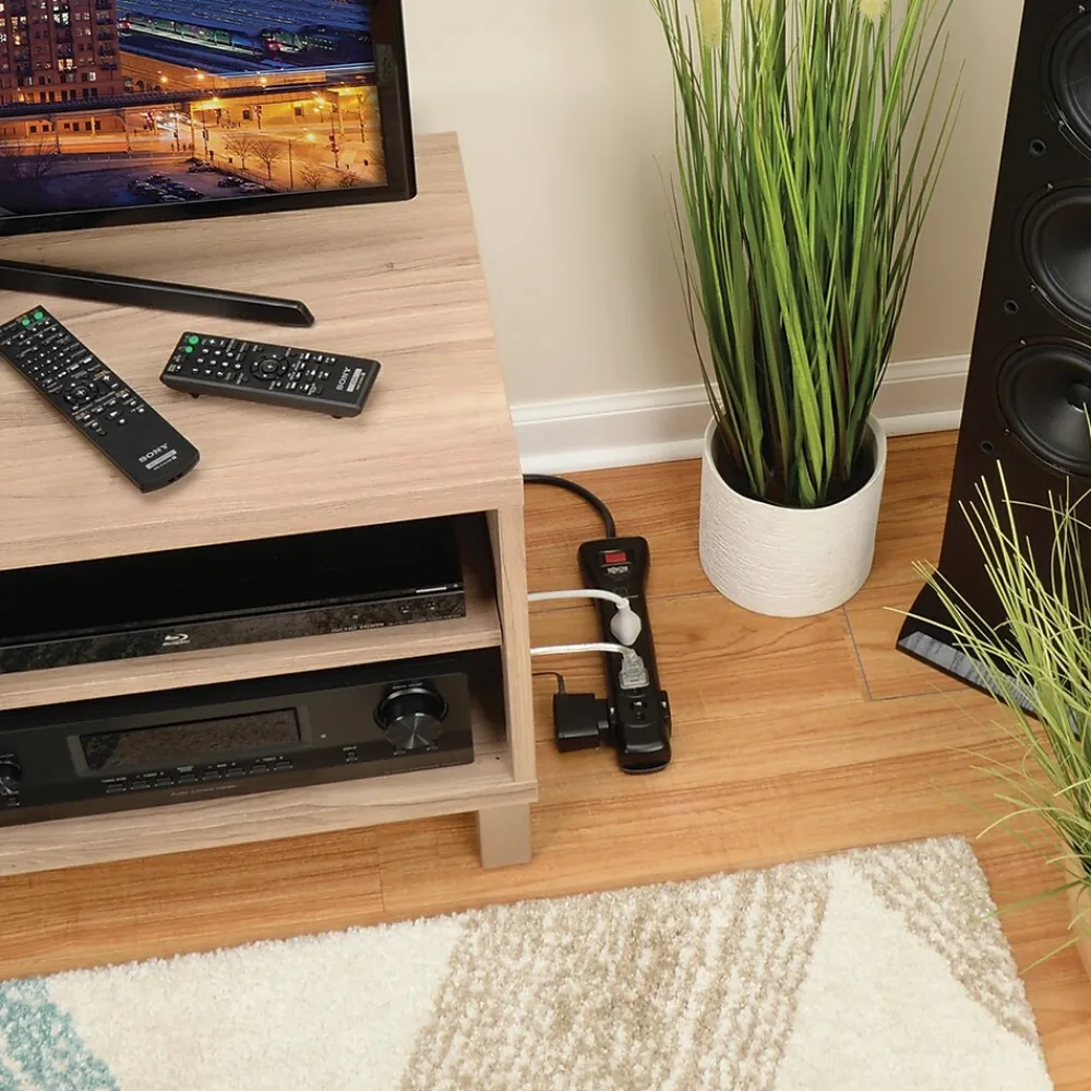 Tripp Lite Protect It! 7-Outlet Surge Protector Power Strip, 25 ft., Black (SUPER725B)
