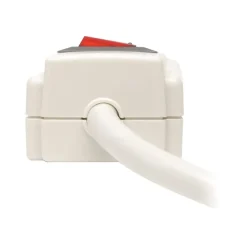 Tripp Lite Protect It! 6-Outlet Surge Protector, 4' Cord, Light Gray (TRPTLP604)