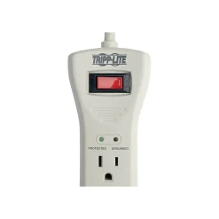Tripp Lite Protect It! 7-Outlet Surge Protector, 7' Cord, Light Gray (TRPSUPER7)