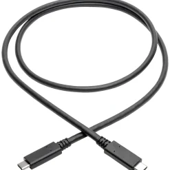Tripp Lite USB C Cable USB 3.1 Gen 2 w/ 5A Rating 20V M/M USB Type C USB Type-C USB-C 3ft 3' (U420-003-G2-5A)