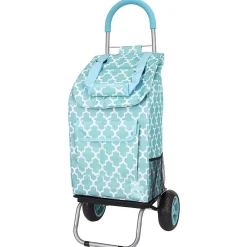Trolley Dolly Standard Folding Hand Truck, 110 lb. Capacity, Moroccan Tile (01-581)