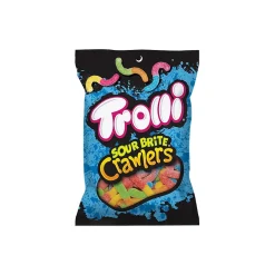 Trolli Multi-flavored Sour Brite Crawlers Gummy Candy, 5 oz., 12/Pack(FER03851)