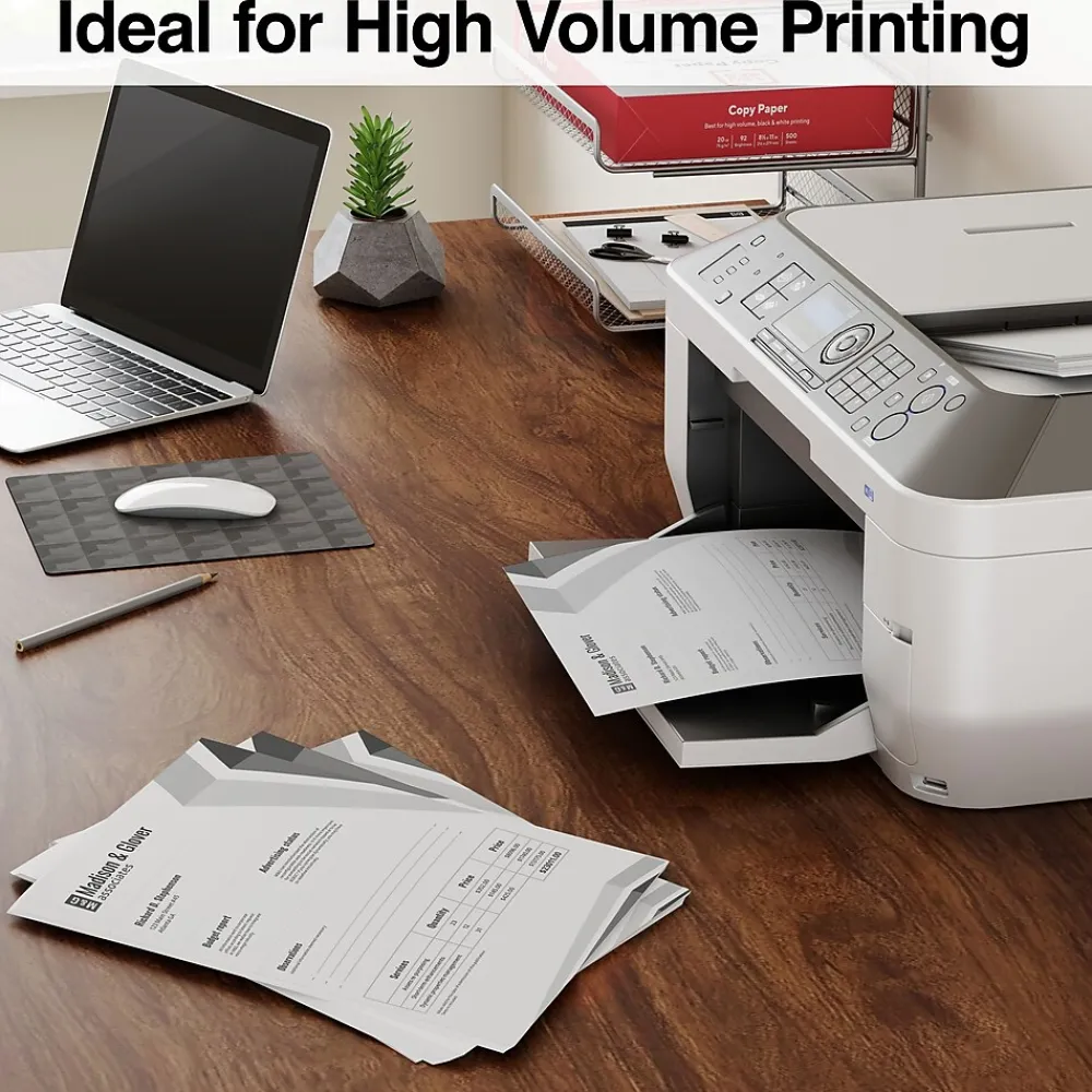 Copy Paper*TRU RED ™ 8.5" x 11" Copy Paper, 20 lbs., 92 Brightness, 500 Sheets/Ream, 10 Reams/Carton (TR56958)