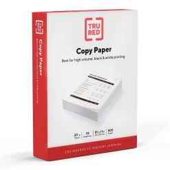 Copy Paper*TRU RED â„¢ 8.5" x 11" Copy Paper, 20 lbs., 92 Brightness, 500 Sheets/Ream (TR56957)