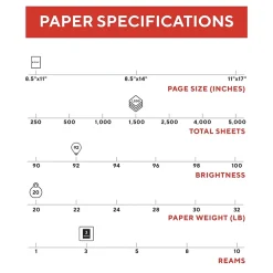 Copy Paper*TRU RED ™ 8.5