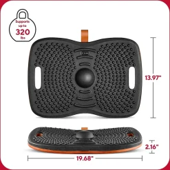 TRU RED ™ Anti-Fatigue Balance Board, Black, 320 lbs. Capacity (TR62100)