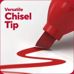 Markers|TRU RED ™ Dry Erase Kit, Chisel Tip, Assorted, 4/Pack (TR61742/TR56940)