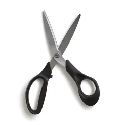 Scissors|TRU RED ™ Ergonomic 8" Stainless Steel Scissors, Bent Handle (TR55227)