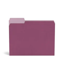 File Folders|TRU RED ™ File Folders, 3-Tab, Letter Size, Assorted Jewel Tone Colors, 24/Pack (TR58171)