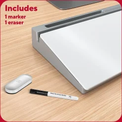 Dry Erase*TRU RED ™ Glass Desktop Dry-Erase Whiteboard (TR62579)