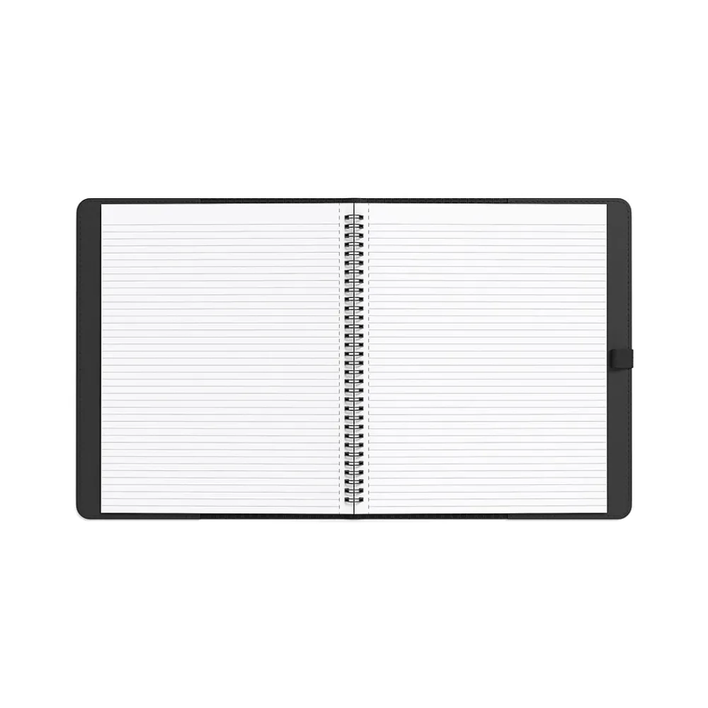 Subject Notebooks|TRU RED ™ Large Folio Soft Cover Ruled Notebook, Black (TR54992)