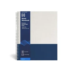 Notebooks|TRU RED â„¢ Large Hard Cover Ruled Notebook, Gray/ (TR55737) Blue