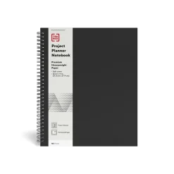 Subject Notebooks|TRU RED ™ Large Soft Cover Project Planner Notebook, Black (TR54986)