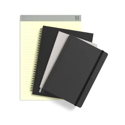 Subject Notebooks|TRU RED ™ Large Soft Cover Meeting Notebook, Black (TR54985)