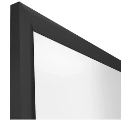 Dry Erase*TRU RED ™ Magnetic Porcelain Dry Erase Board, Black Frame, 8' x 4' (TR61191)