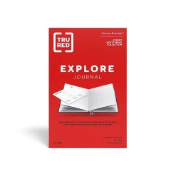 Journals|TRU RED ™ Medium Explore Journal, Dotted, Black (TR58428)
