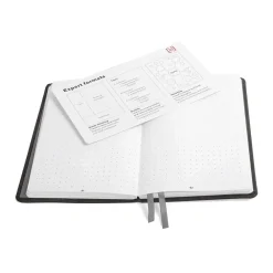 Journals|TRU RED ™ Medium Explore Journal, Dotted, Black (TR58428)