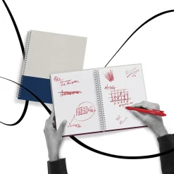 Notebooks|TRU RED ™ Medium Hard Cover Ruled Notebook, Gray/ (TR55742) Purple