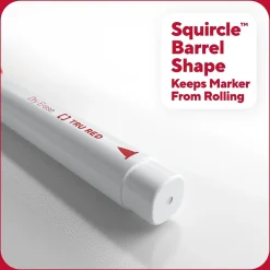 Markers|TRU RED ™ Pen Dry Erase Markers, Fine Tip, Assorted, 4/Pack (TR61457/TR54562)