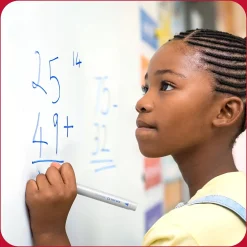 Markers|TRU RED ™ Pen Dry Erase Markers, Fine Tip, Black, 4/Pack (TR61460/TR54560)