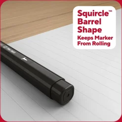 Markers|TRU RED ™ Pen Permanent Markers, Twin Tip, , 4/Pack (TR57829) Black