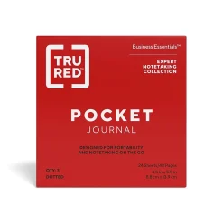 Journals|TRU RED ™ Pocket Journal, Dotted, Assorted Colors (TR58427)