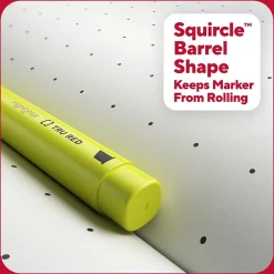 Highlighters|TRU RED ™ Pocket Stick Highlighter with Grip, Chisel Tip, Yellow, Dozen (TR54580)