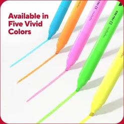 Highlighters|TRU RED ™ Pocket Stick Highlighter with Grip, Chisel Tip, Yellow, Dozen (TR54580)