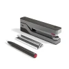 Staplers|TRU RED ™ Premium Desktop Stapler Kit, 30-Sheet Capacity, Gray/Red (TR58076)