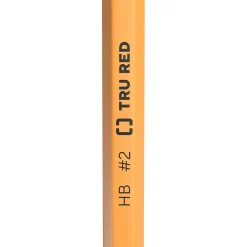 Pencils|TRU RED ™ Pre-Sharpened Wooden Pencil, 2.2mm, #2 Medium Lead, 72/Pack (TR58564)