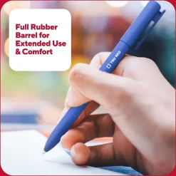 Pens|TRU RED ™ Quick Dry Gel Pens, Fine Point, 0.5mm, , Dozen (TR54472) Blue